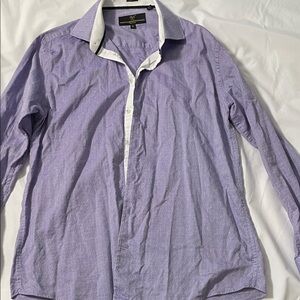 Versus Versace Lavender Button Down Shirt